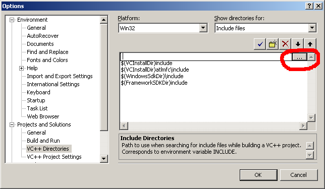 Compiling C Program Visual Studio 2005