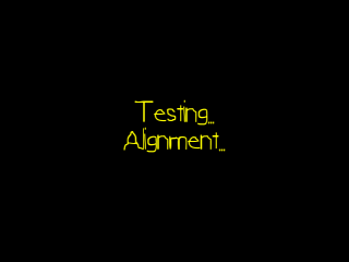Text Alignment screenshot