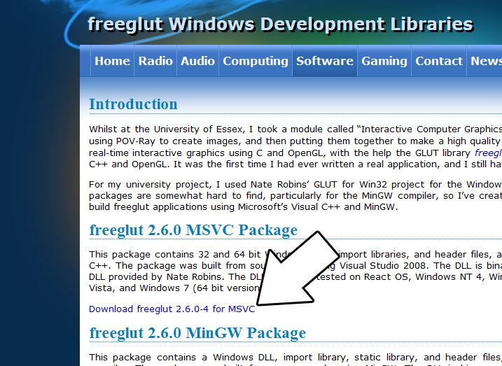 opengl 2.0 download windows 7 microsoft