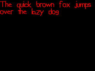 Bitmap Fonts screenshot