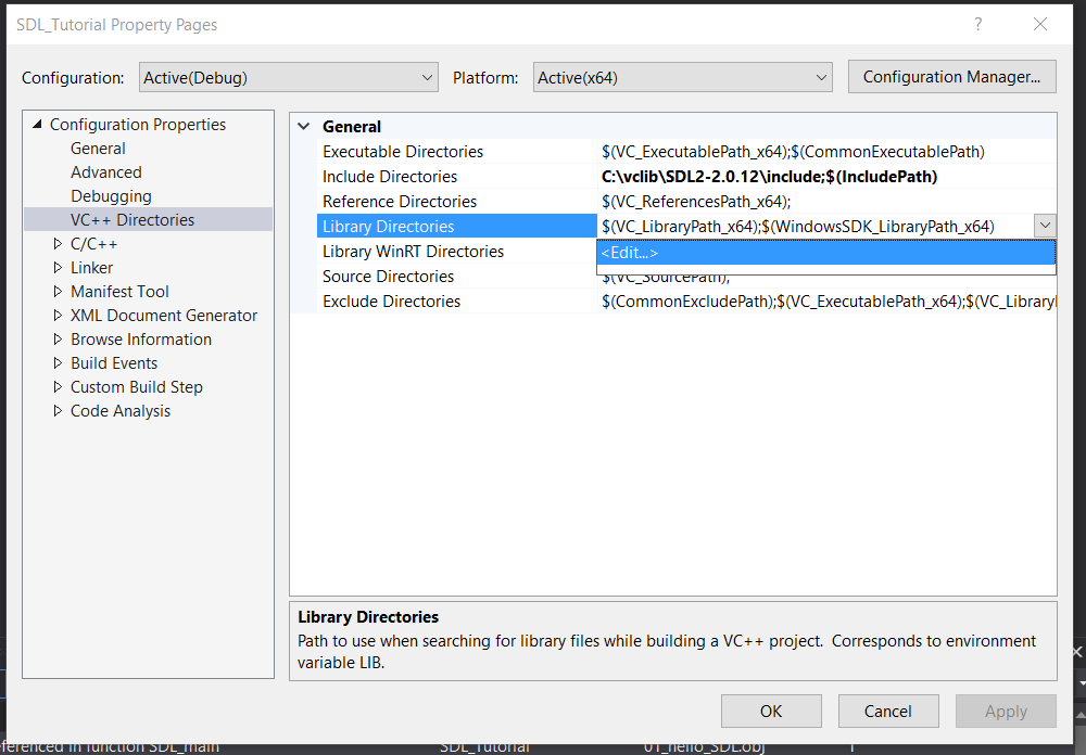 Lazy Foo' Productions - Setting up SDL 2 on Visual Studio 2019 Community