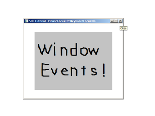 Window Events screenshot