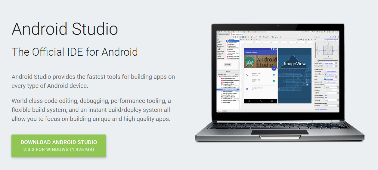 download android studio for windows 32 bit