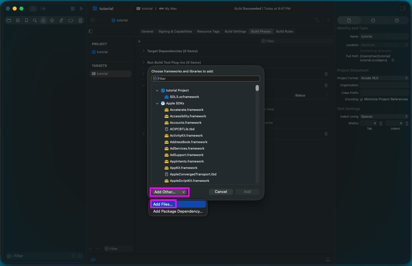 add framework files