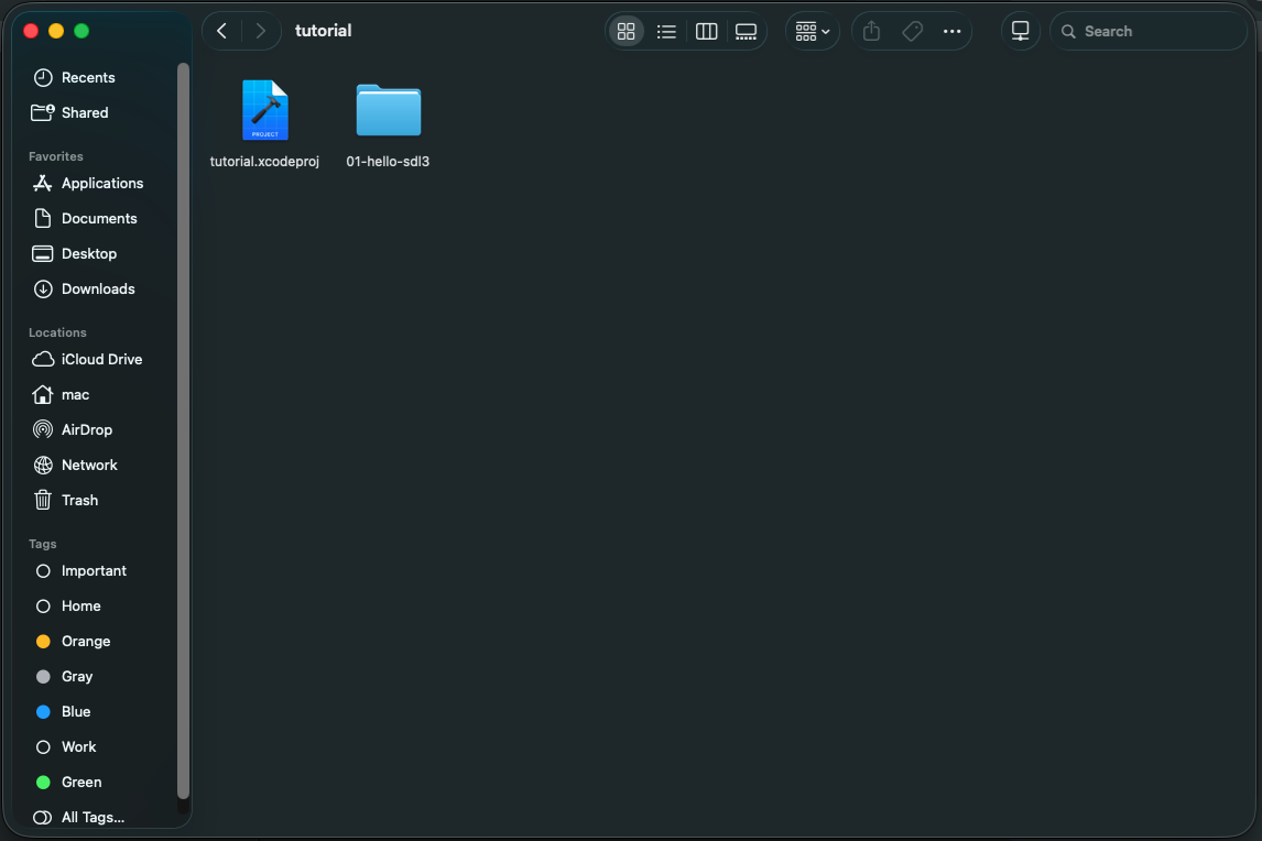 copy tutorial files